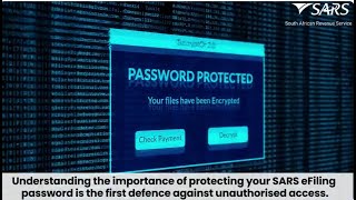 Protect your SARS eFiling login details [upl. by Ellynn]