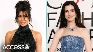 Kim Kardashian Anne Hathaway amp More Stars WOW At 2023 CFDA Fashion Awards [upl. by Ik82]