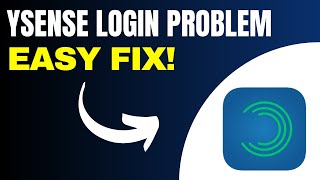 ySense Login Problem Easy Fix 2024 [upl. by Marney]