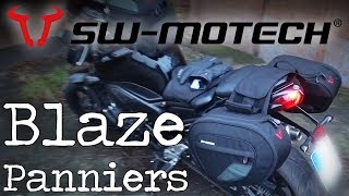 SWMotech Blaze SemiRigid Panniers TESTED on FZ1N [upl. by Randell]