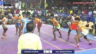 SEMI FINAL  CHERAN KARUR vs RGS MANAPPARAI  SALEM MEYYANUR indiasports [upl. by Ellora]