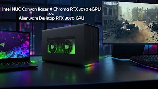 Apex Legends  Intel NUC RTX 3070 eGPU vs Alienware Desktop RTX 3070 [upl. by Lacram]