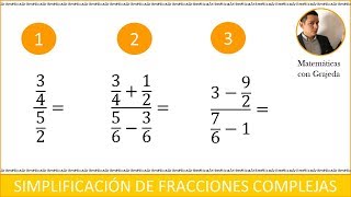 Regla del Sándwich Simplificación de fracciones complejas  MateYisus  Video58 [upl. by Ornstead]