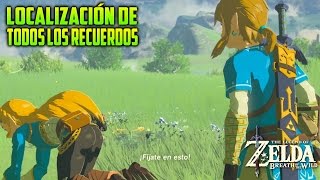 LOCALIZACIÓN DE TODOS LOS RECUERDOS DE LINK  LEGEND OF ZELDA BREATH OF THE WILD [upl. by Parish]