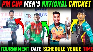 Pm cup cricket 2024 schedule  प्रधानमन्त्री कप 2080 को खेल तालिका [upl. by Otti]