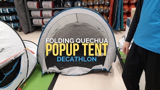 Folding Quechua Popup Tent for 2 Adults from Decathlon [upl. by Dat]