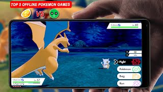 Top 5 offline pokemon games  Lemuroid vs Citra mmj tasted 5 pokemon games [upl. by Shiff]