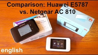 Comparison Huawei E5787 vs Netgear AC810 english [upl. by Iphigenia25]