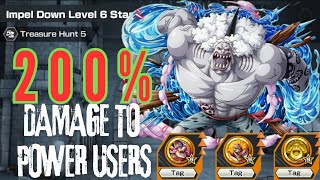 200 Damage to Power Users  Hody Jones Gameplay  One Piece Bounty Rush [upl. by Kwapong]