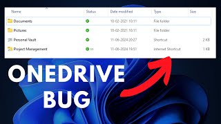 OneDrive Shared Folders Become Internet Shortcuts on Windows 11 File Explorer [upl. by Claus]