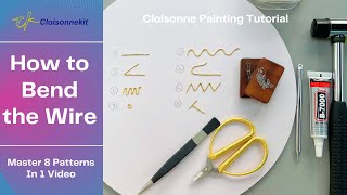 Cloisonne Filigree Tutorial Master 8 Patterns filigree techniques In 1 Video [upl. by Nitsyrc818]