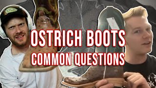 6 Common Questions about Ostrich Boots feat CartersBootscom [upl. by Skip304]