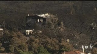 Grèce Péloponnèse  après les incendies [upl. by Refitsirhc889]