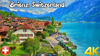 Brienz Switzerland 4K  The Most beautiful villages in Switzerland  A Paradise on Earth [upl. by Ruperto]