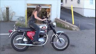 Powersports Passion 1969 BSA Lightning 650 1978 Triumph Bonneville 750 review [upl. by Barnaby]