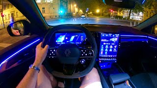 New RENAULT RAFALE 2025  NIGHT POV test drive PURE DRIVING FULL HYBRID [upl. by Matilda138]