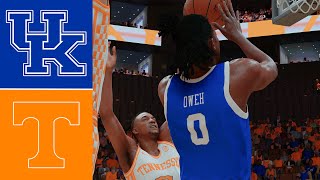 Kentucky vs Tennessee  College Hoops 2K25 Simulation [upl. by Nylhtak]