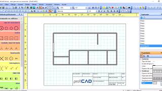 Creación del Plano Arquitectónico en ProfiCAD [upl. by Divadleahcim]