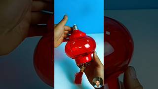 E27 220V Red Lantern Light Pendant Lamp Red Light 🪩 shorts experiment diylamp roomlight [upl. by Eelyk]