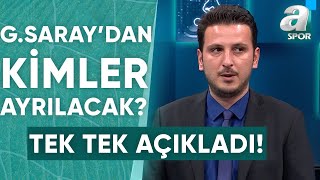 Galatasarayda Gelecek Sezon Kimler Kalacak Kimler Ayrılacak Emre Kaplan Tek Tek Açıkladı [upl. by Gorton]