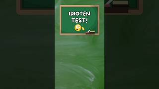 IDIOTEN TEST🤪Wie viele schaffst du shorts quiz idiotentest [upl. by Jermyn]