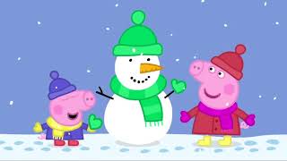 Peppa Pig  Snowman  English Full Episodes Compilation 29 [upl. by Woodley271]