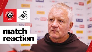 Chris Wilder  Sheffield United 10 Swansea  Post Match Reaction [upl. by Kipper]