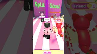 Sigma Guy VS Preppy Girl SPLIT OR STEAL in Adopt Me 😬 roblox adoptme adoptmeroblox shorts [upl. by Aniakudo]