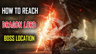 Elden Ring  How To Reach Dragonlord Placidusax Location Secret Dragon Boss [upl. by Imeaj830]