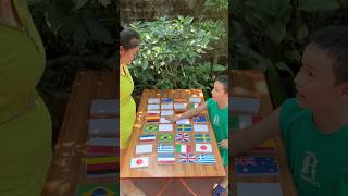 Memory game match flags with challenge C24 [upl. by Derfiniw]