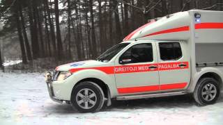 Nissan Navara Ambulance Vehicle by CTS [upl. by Chrissa]