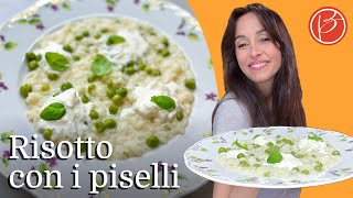 Risotto con piselli freschi e burrata  Benedetta Parodi Official [upl. by Aicitan188]