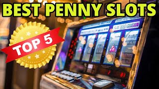 TOP 5 BEST Penny Slot Machine games to play 🎰 Tips from a Slot Tech [upl. by Yonita222]