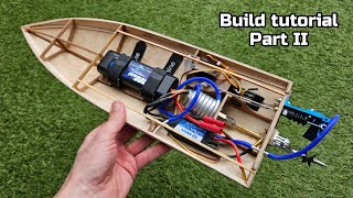 How to build a fast rc boat beginners guide part 2 [upl. by Gnik111]