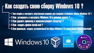 Как создать свою сборку Windows 10 [upl. by Emmye]