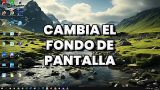 Cómo Cambiar tu FONDO DE PANTALLA en tu Computadora [upl. by Kosak]