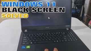 Black Screen Windows 11 Solved [upl. by Fernald]