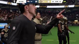 Madden 23 Sim – Week 6 – Thursday Night Football  Broncos vs Saints [upl. by Drucie]