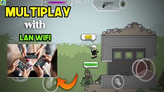 how to play mini militia multiplayer with friends on hotspot [upl. by Ylrae]