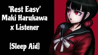 Rest Easy Maki Harukawa x Listener Sleep Aid for Nightmares BreathingSleeping ASMR [upl. by Weisman]