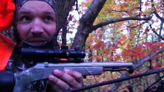 Doe 35 yards with CVA inline pistol [upl. by Woodrow]