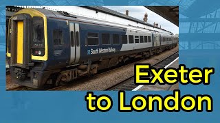 Exeter St Davids to London Waterloo  FULL JOURNEY  SWR 159 Express Sprinter via Salisbury [upl. by Nevuer349]