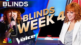 Stunning Blind Auditions from Week 4  The Voice  NBC [upl. by Nysa]