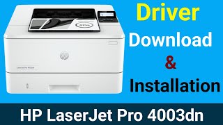 hp laserjet pro 4003dn printer Driver download and install [upl. by Cob592]