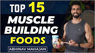 15 SUPERFOODS To Build Muscle Fast Gain 10 kgs  Abhinav Mahajan [upl. by Nairrad776]