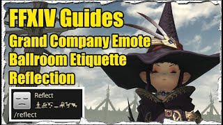 FFXIV How to get the Grand Company Emote Reflect [upl. by Milak]