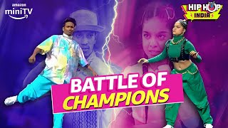 Rahul Bhagat amp Anshikas Dance Battle 🔥 Nora Fatehi amp Remo DSouza  Hip Hop India  Amazon miniTV [upl. by Llerrad]