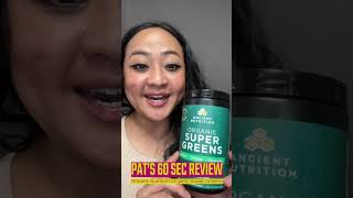 Ancient Nutrition Organic Super Greens Review [upl. by Kali]