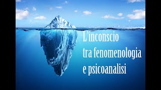 Giovanni Stanghellini Linconscio tra fenomenologia e psicoanalisi [upl. by Ceciley]