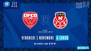 J11  Dijon FCO  FC Rouen 1899 00 le résumé I National FFF 20242025 [upl. by Dunning]